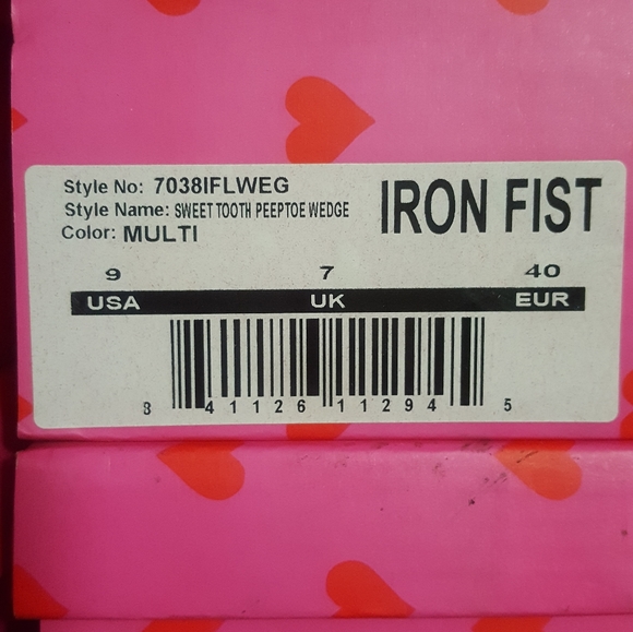 Iron Fist Sweet Tooth Peeptoe Wedges - Picture 8 of 15